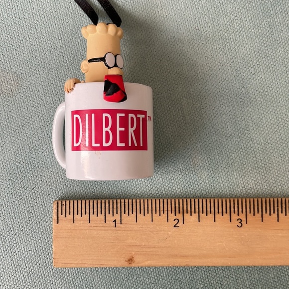 Dilbert Cup O’Caffeine 2005 Coffee Mug Christmas Tree Ornament Collectible - Picture 11 of 13
